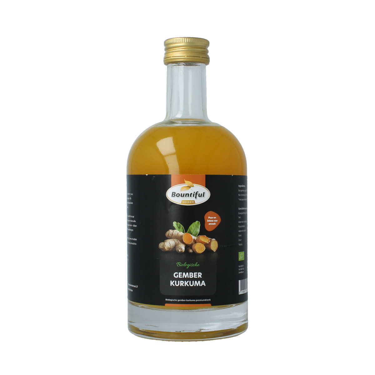 Bountiful select Gember sap kurkuma bio 500.00 Milliliter