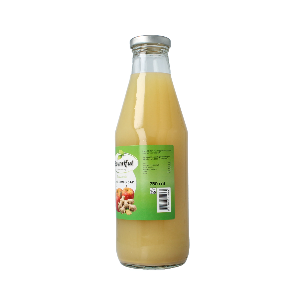 Bountiful Appel-gember sap 750.00 Milliliter