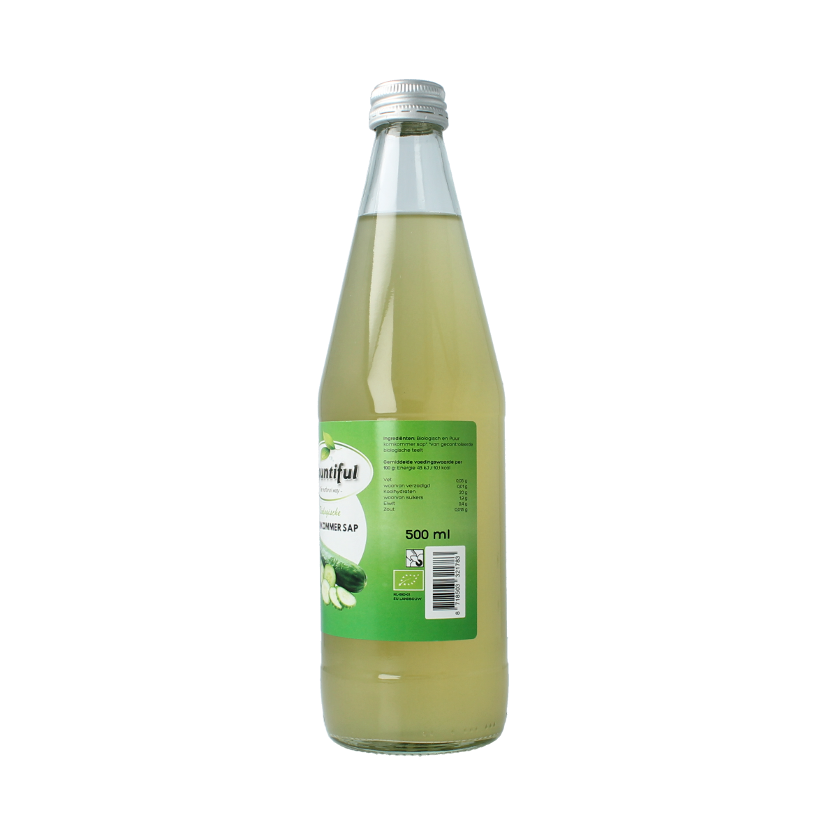 Bountiful Komkommersap bio 500.00 Milliliter