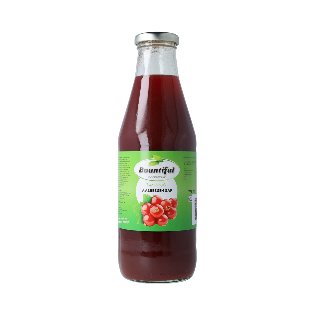 Bountiful Aalbessen sap 750.00 Milliliter