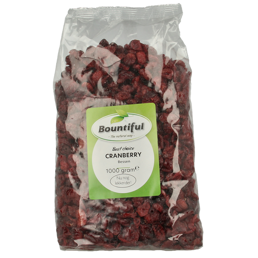 Bountiful Cranberry Bessen in 1kg, fresh fruit, shown in a clear image, part of Bountiful's vegetable and fruit product line.
