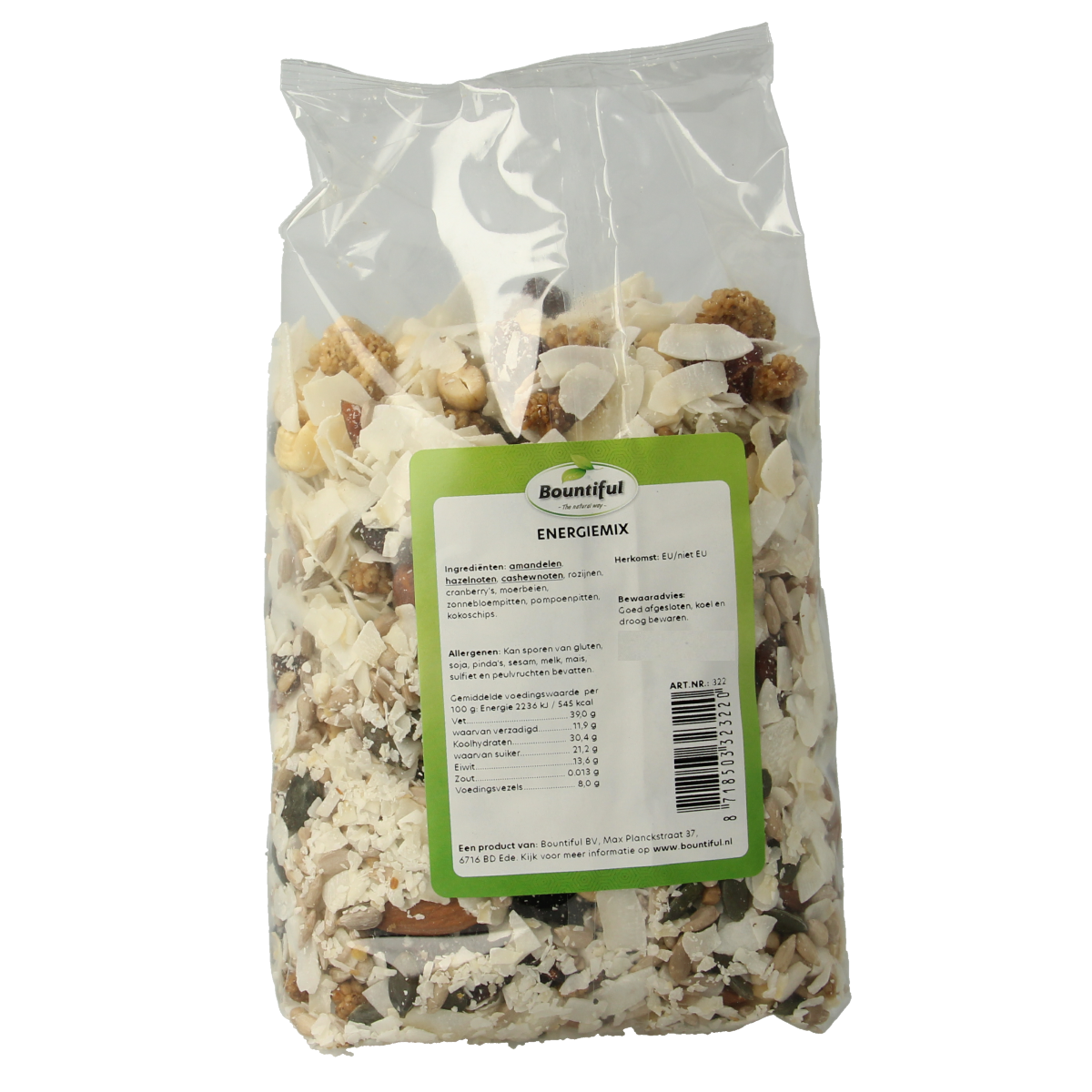 Bountiful Energiemix bio 500.00 Gram