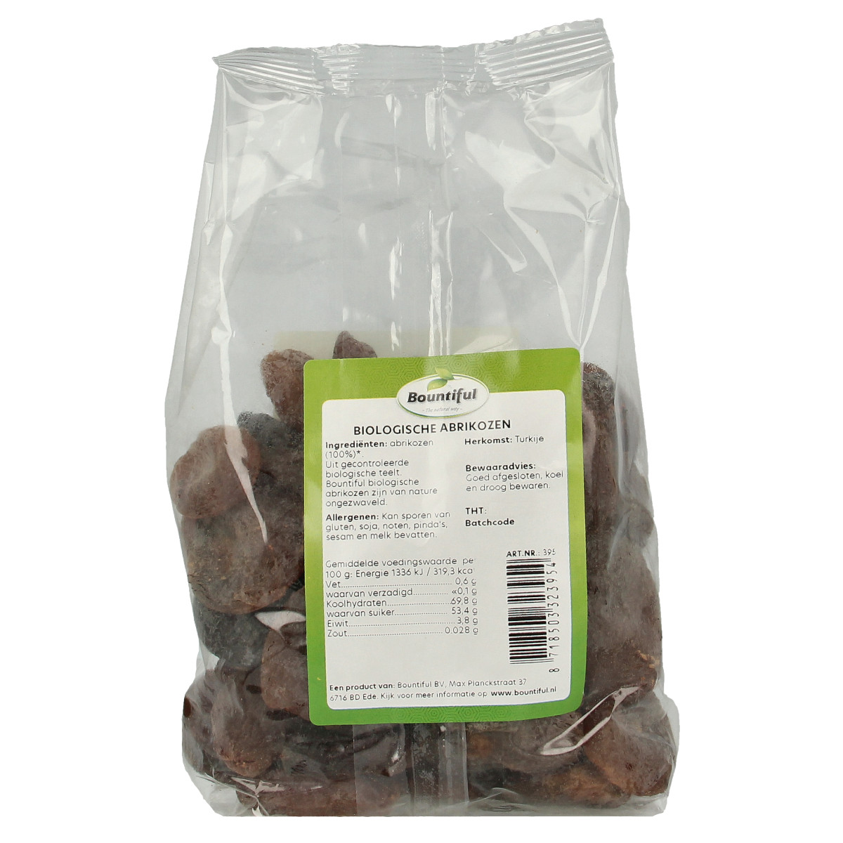 Bountiful Abrikozen bio 500.00 Gram