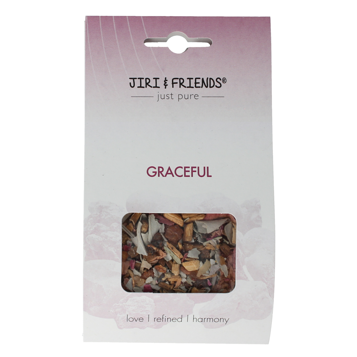 Jiri & Friends Harswierook incense sticks, graceful 30g pack with natural aroma for meditation and relaxation.