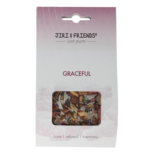Jiri & Friends Harswierook incense sticks, graceful 30g pack with natural aroma for meditation and relaxation.