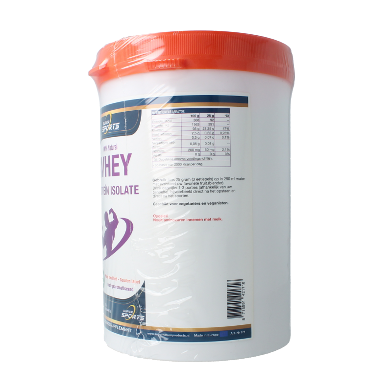 SNP Whey proteine isolate 100% natural 900 Gram