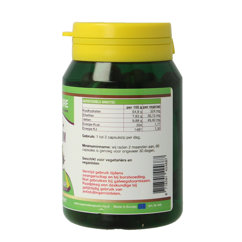 SNP Curcuma & piper nigrum 510mg puur 60 Vegetarische capsules