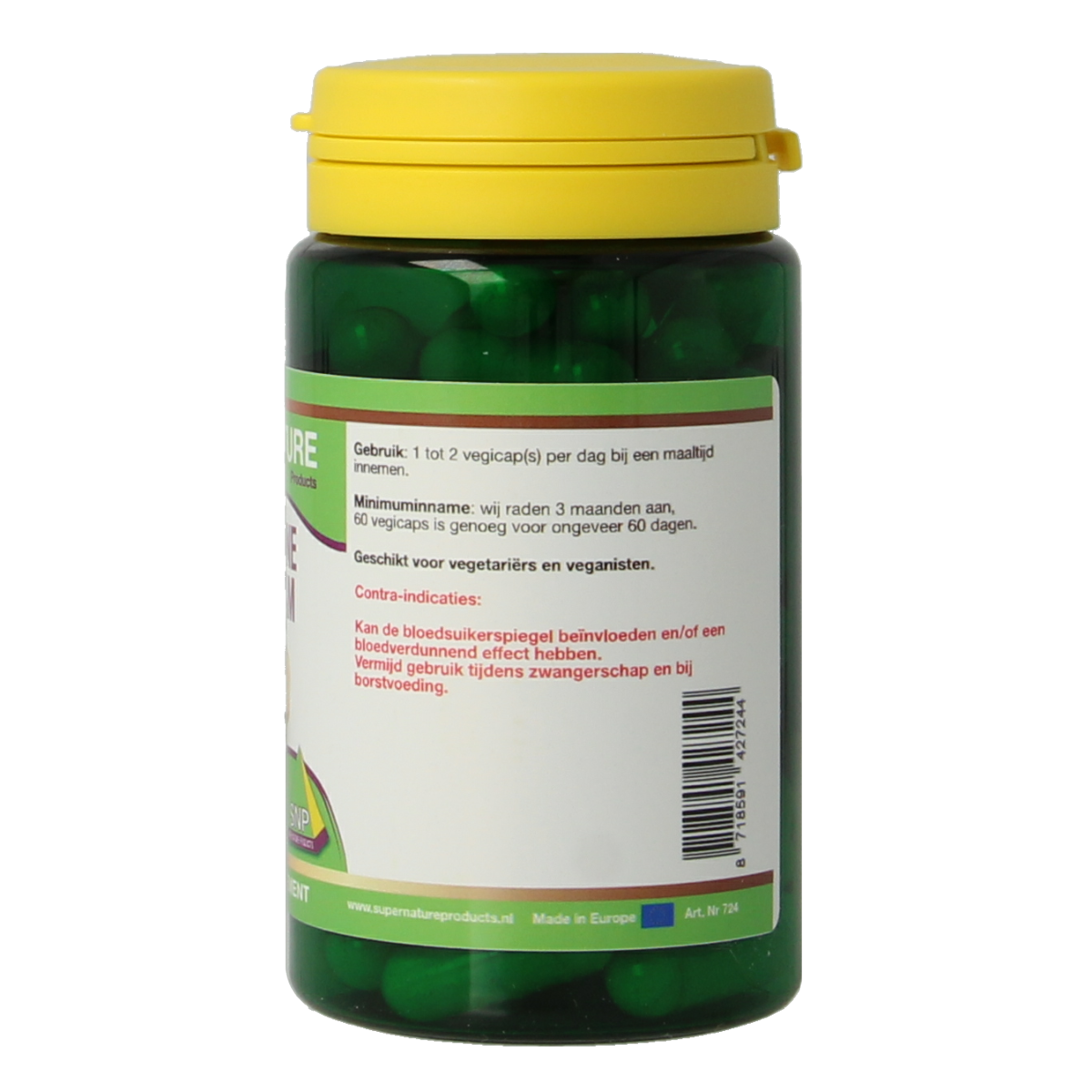 SNP Lions mane (pruikzwam) puur 60.00 Vegetarische capsules