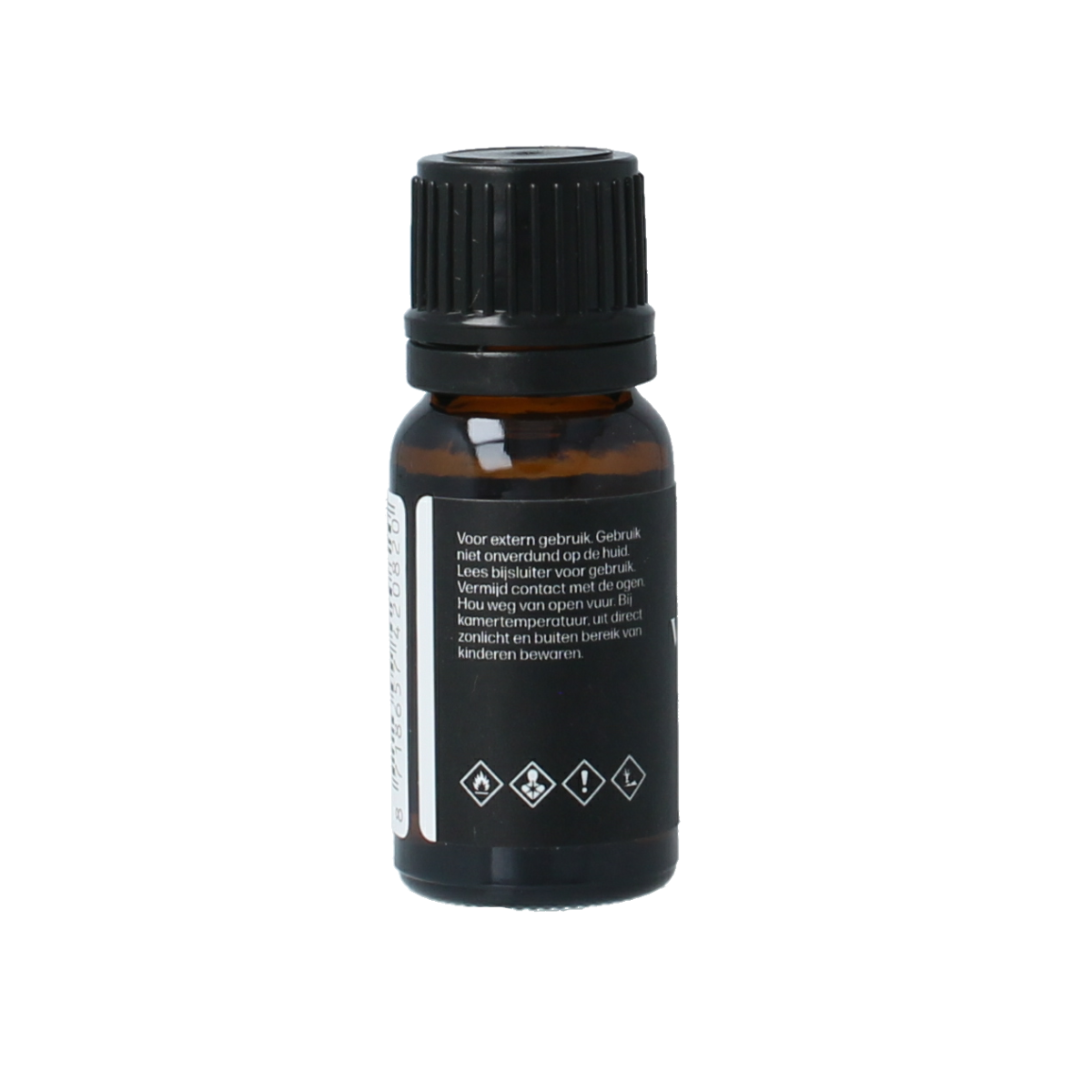 Van Toen organic rosemary essential oil in a 10ml bottle, featuring a clear glass container and rosemary sprigs in the background.