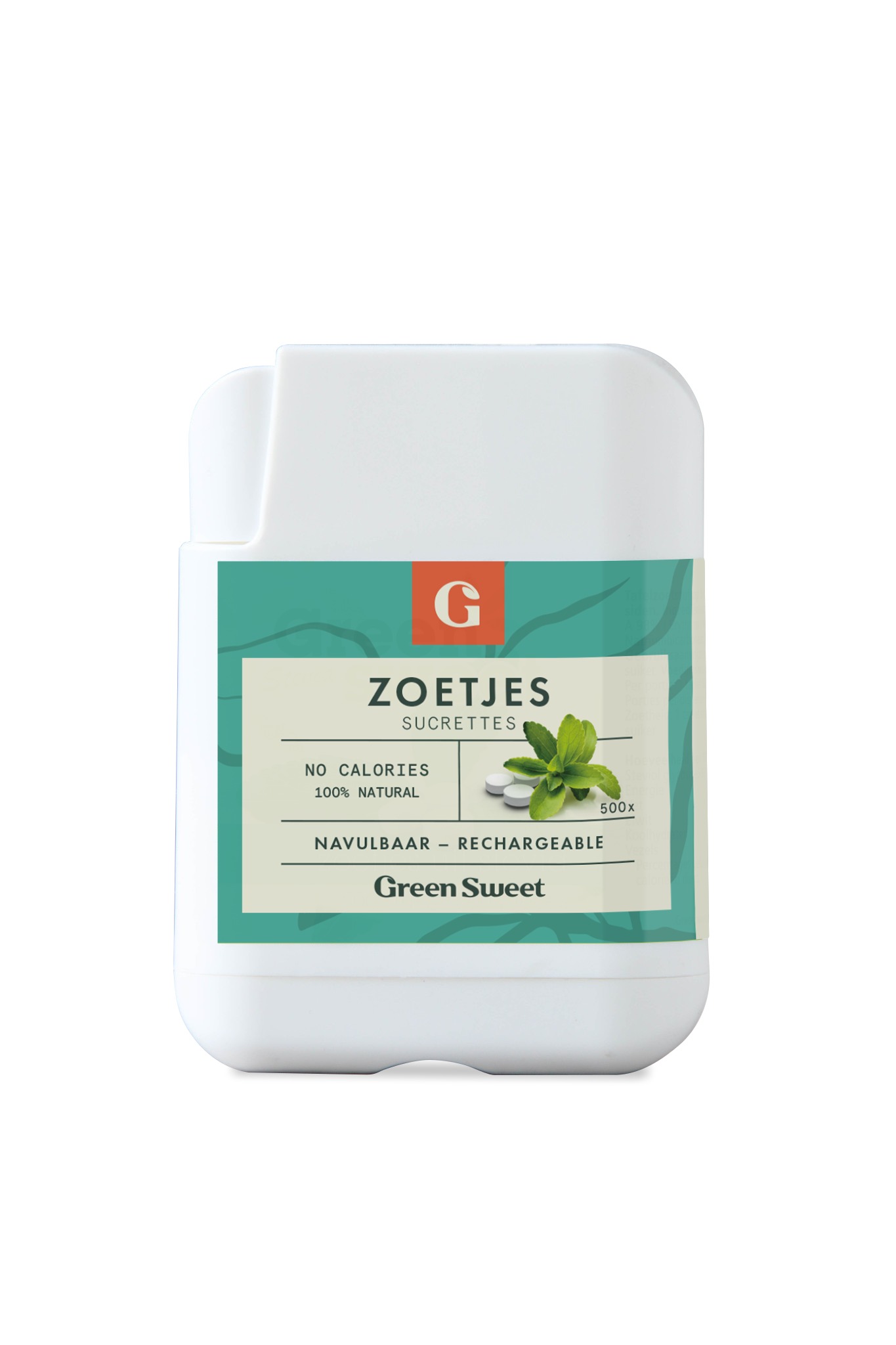 Green Sweet Zoetjes hervulbare dispenser 500.00 Stuks