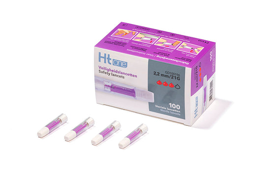 HT One Ht One Veiligheidslancetten 2,2 mm 100.00 Stuks