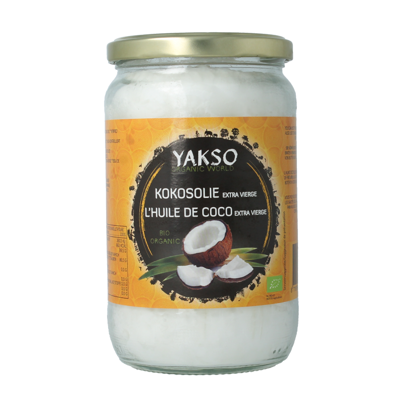Yakso Kokosolie extra vierge bio 650 Milliliter