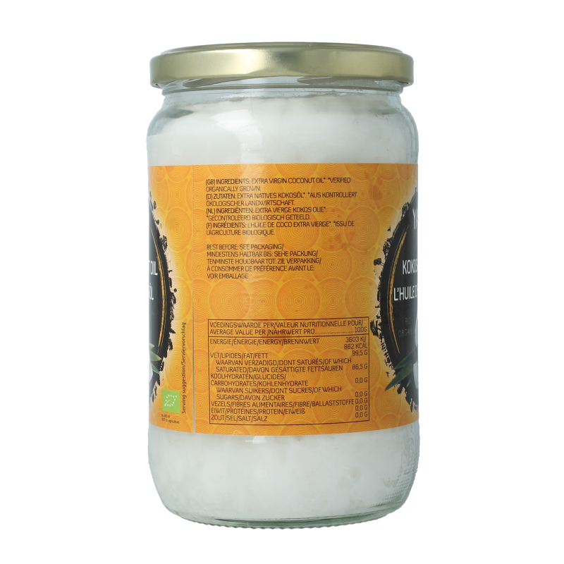 Yakso Kokosolie extra vierge bio 650 Milliliter