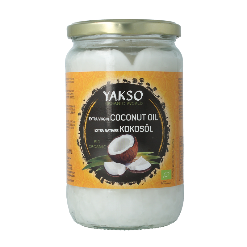 Yakso Kokosolie extra vierge bio 650 Milliliter