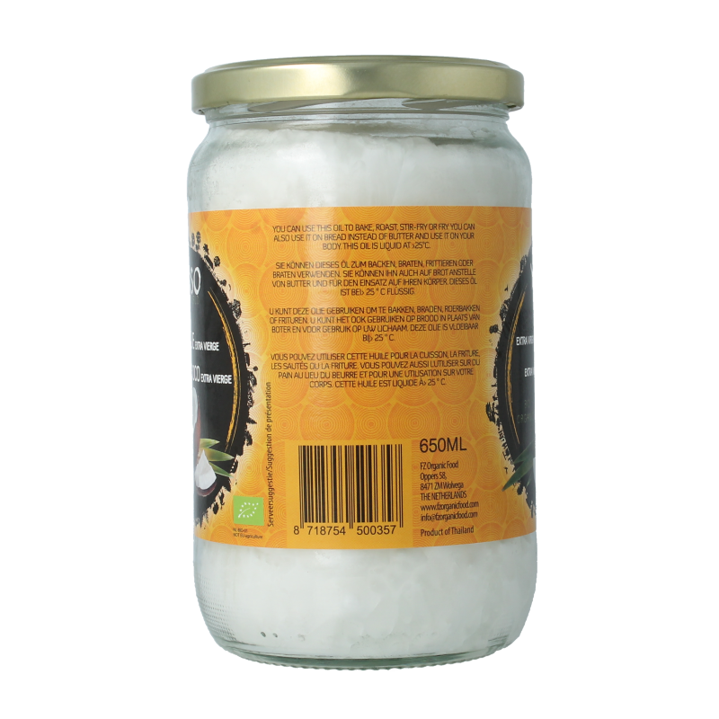 Yakso Kokosolie extra vierge bio 650 Milliliter