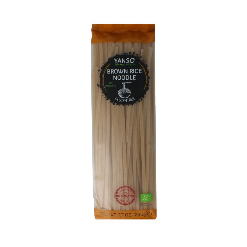 Yakso Rice noodle bruin bio 220 Gram