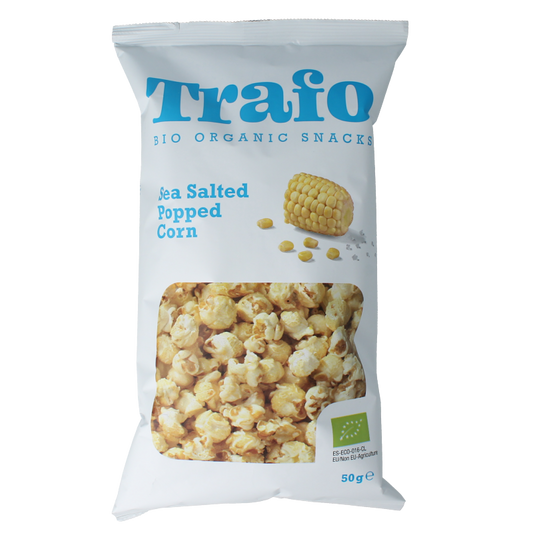 Trafo Popcorn zout bio 50 Gram