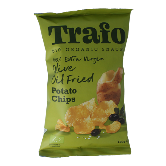 Trafo Chips gebakken in extra virgin olijfolie bio 100.00 Gram