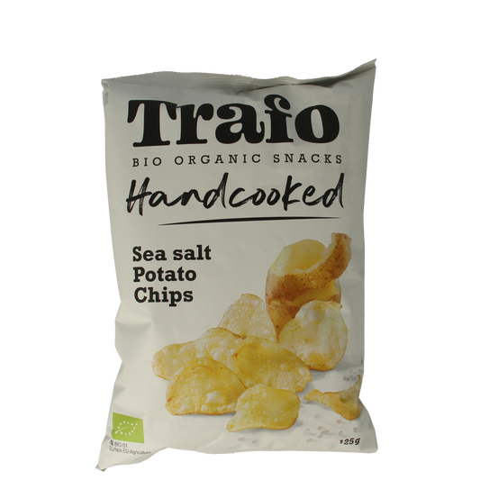 Trafo Chips handcooked zeezout bio 125.00 Gram