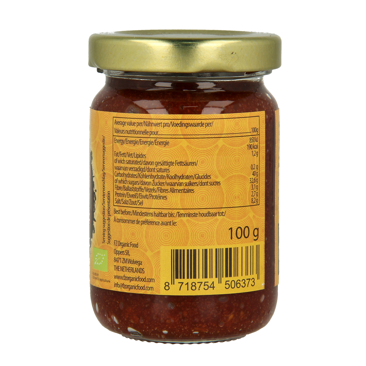 Yakso Thai red curry paste (bumbu bali) bio 100.00 Gram