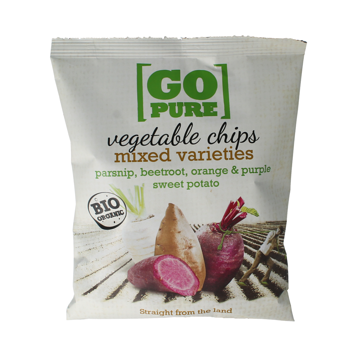 Go Pure Chips groente bio 90.00 Gram