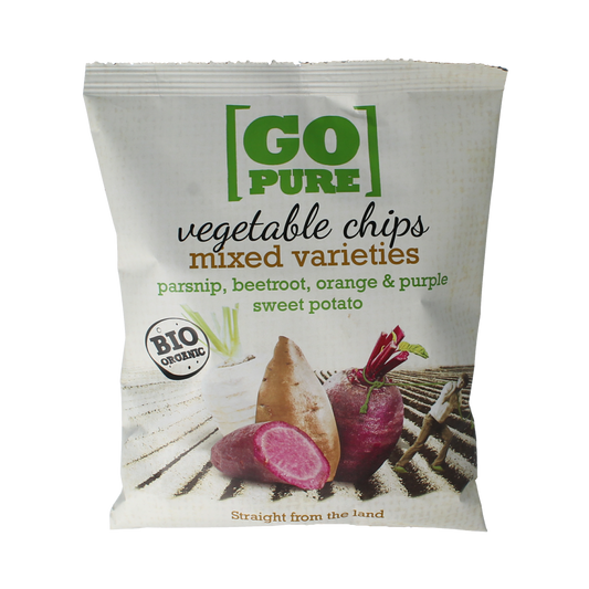 Go Pure Chips groente bio 90.00 Gram
