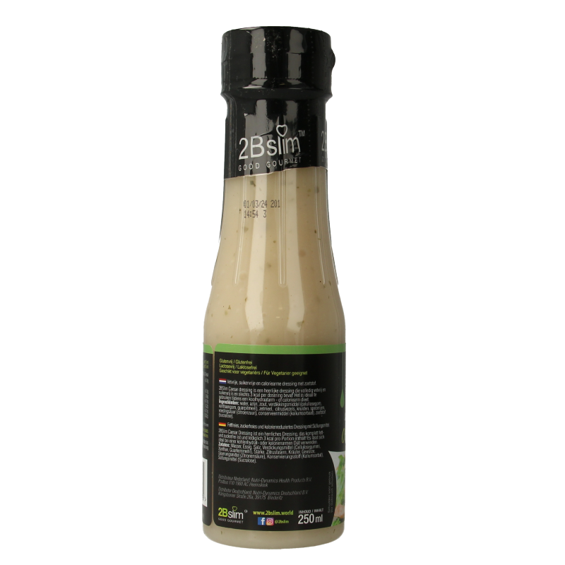 2bslim Caesar dressing 250 Milliliter
