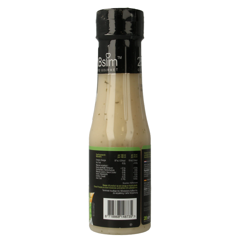 2bslim Caesar dressing 250 Milliliter