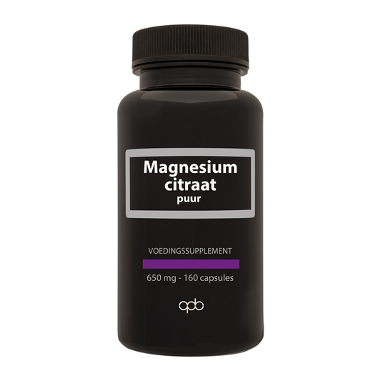 APB Holland Magnesium citraat puur 650mg 160.00 Vegetarische capsules
