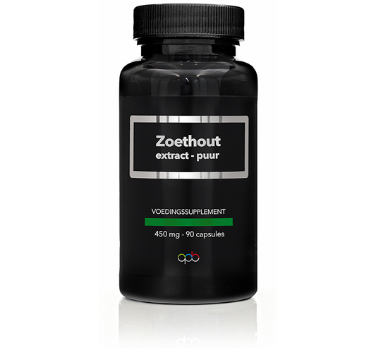 APB Holland Zoethout extract puur 450mg 90 Capsules