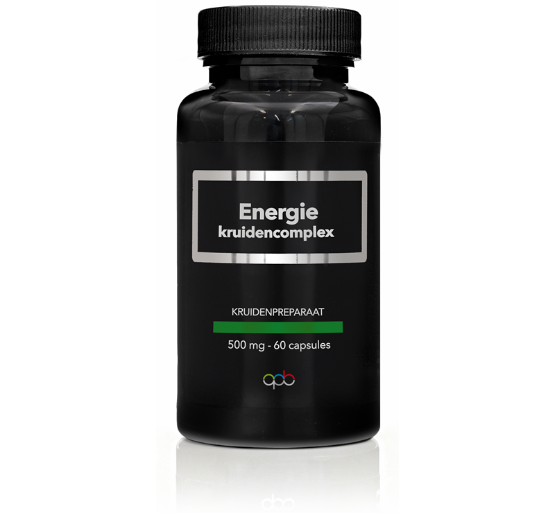 APB Holland Energie kruidencomplex puur 500mg 60 Capsules