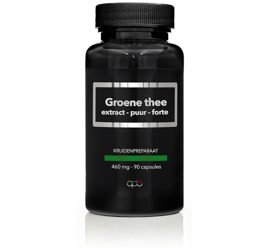 APB Holland Groene thee extract puur forte  460mg 90 Vegetarische capsules