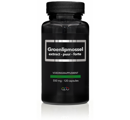 APB Holland Groenlipmossel extract puur forte 550mg 120 Capsules