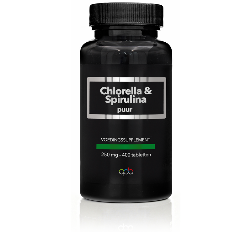 APB Holland Chlorella & spirulina puur 250mg 400 Tabletten