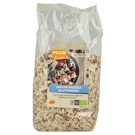 Puur Rineke Haver muesli glutenvrij bio 750.00 Gram