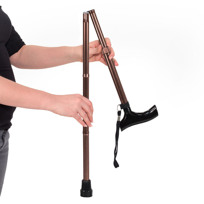Vitility Wandelstok opvouwbaar brons  1 Stuks