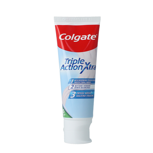Colgate Tandpasta triple action whitening 75.00 Milliliter