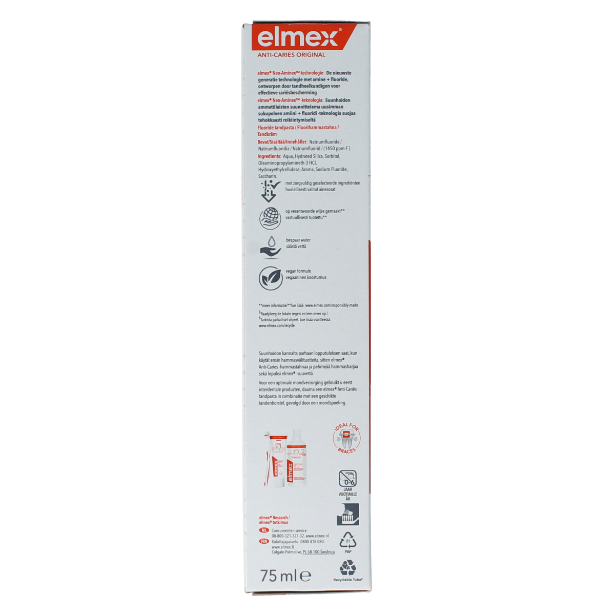 Elmex Tandpasta anti caries 75.00 Milliliter
