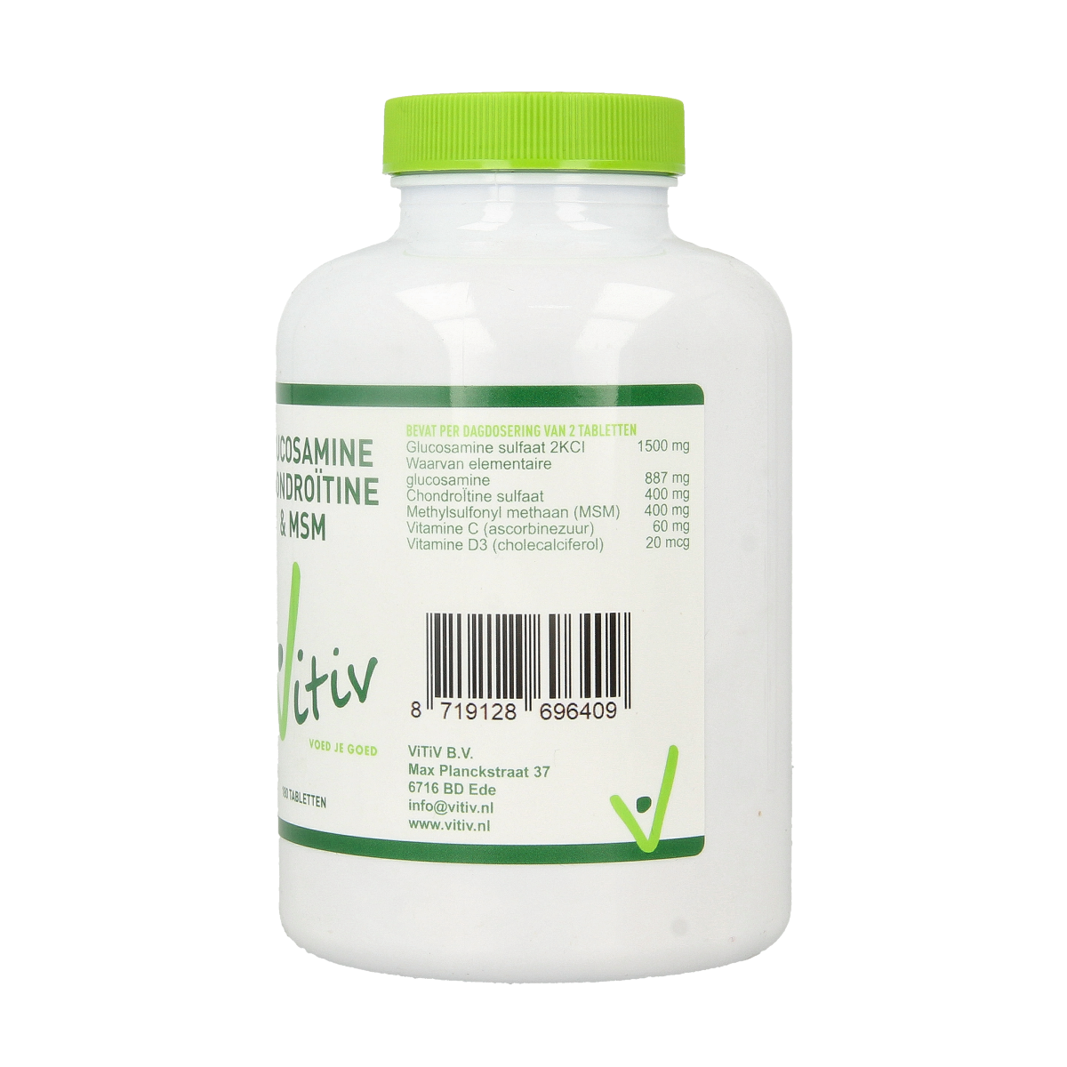 Vitiv Glucosamine chondroitine MSM 180.00 Tabletten