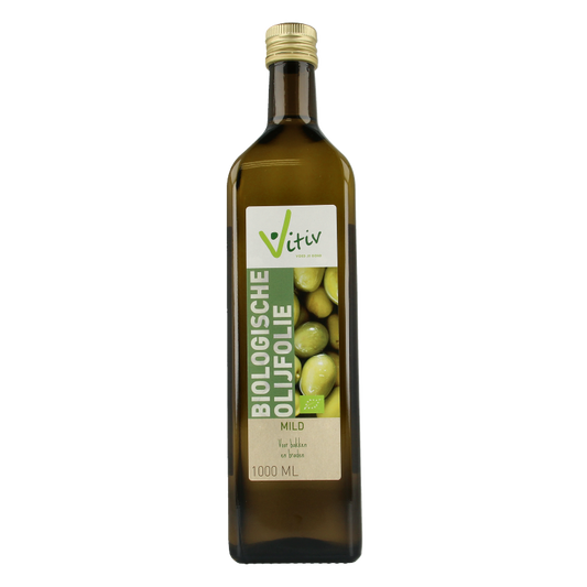 Vitiv Olijfolie mild bakken en braden bio 1 Liter