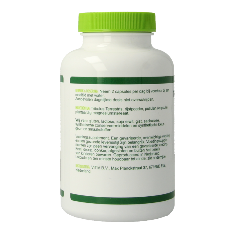 Vitiv Tribulus terrestris 500mg groen 100 Capsules