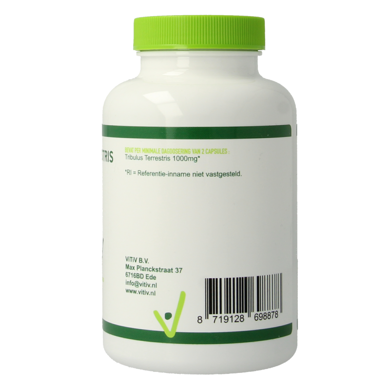 Vitiv Tribulus terrestris 500mg groen 100 Capsules