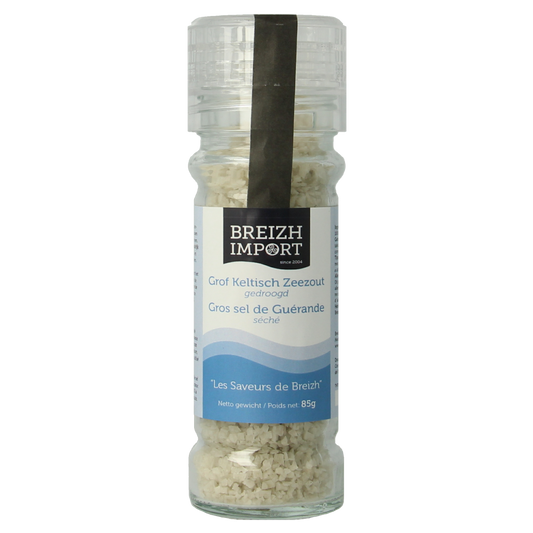Breizh Import Grof keltisch zeezout gedroogd strooimolen 85.00 Gram