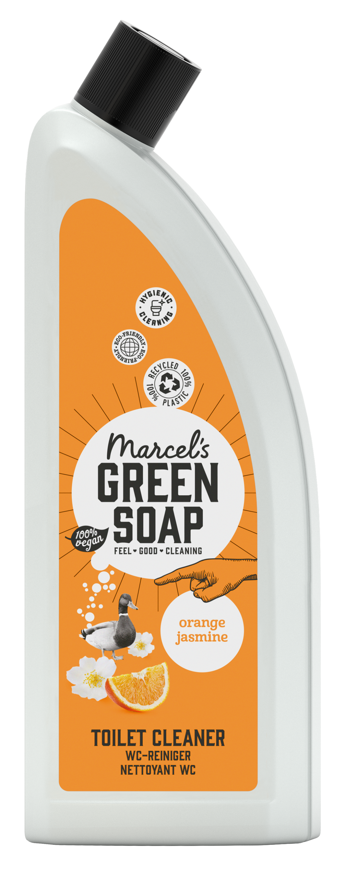 Marcel's Green Soap Toiletreiniger sinaasappel & jasmijn 750 Milliliter