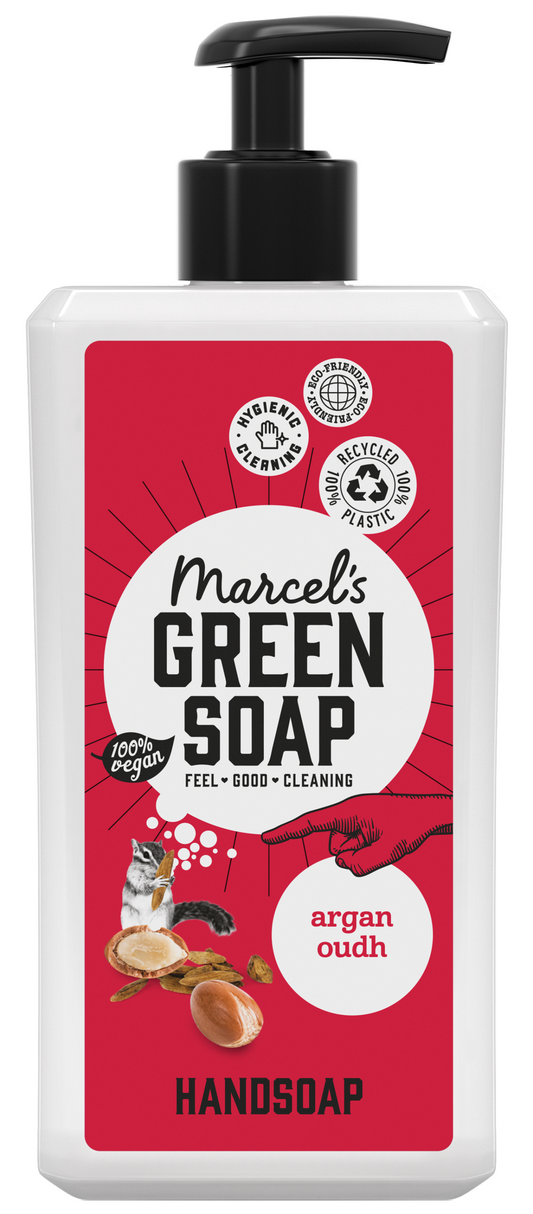 Marcel's Green Soap Handzeep argan & oudh 500.00 Milliliter