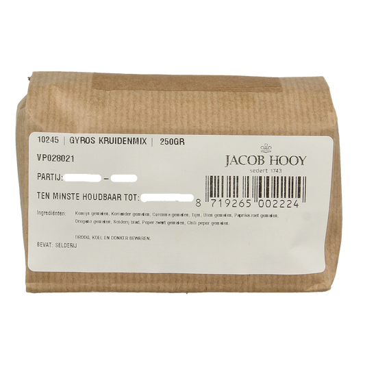 Jacob Hooy Gyroskruiden 250.00 Gram