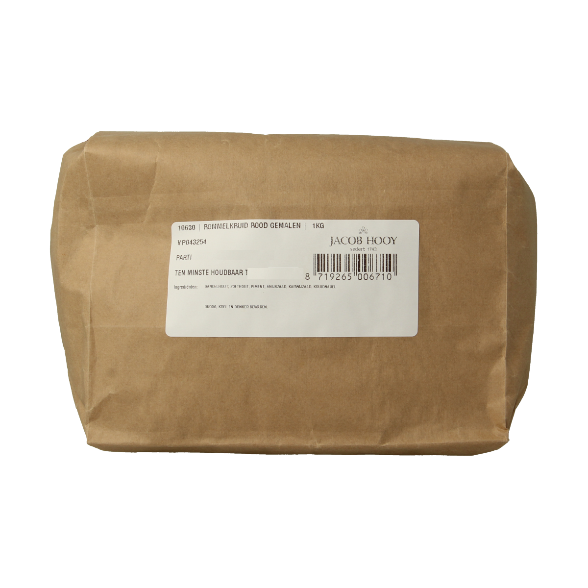 Jacob Hooy Rommelkruid rood 1.00 Kilogram
