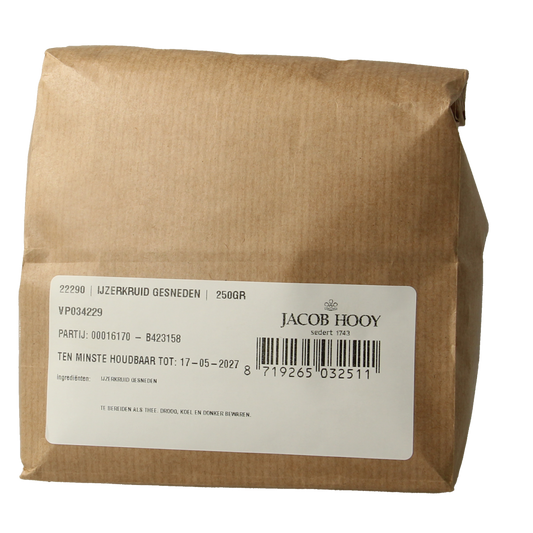 Jacob Hooy IJzerkruid gesneden 250.00 Gram