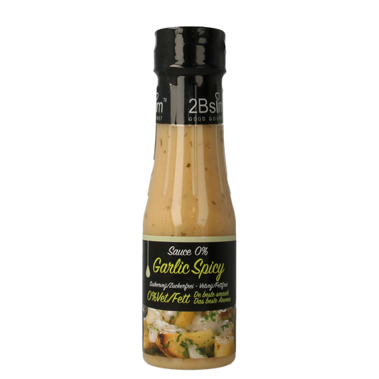 2bslim Knoflooksaus spicy 250 Milliliter