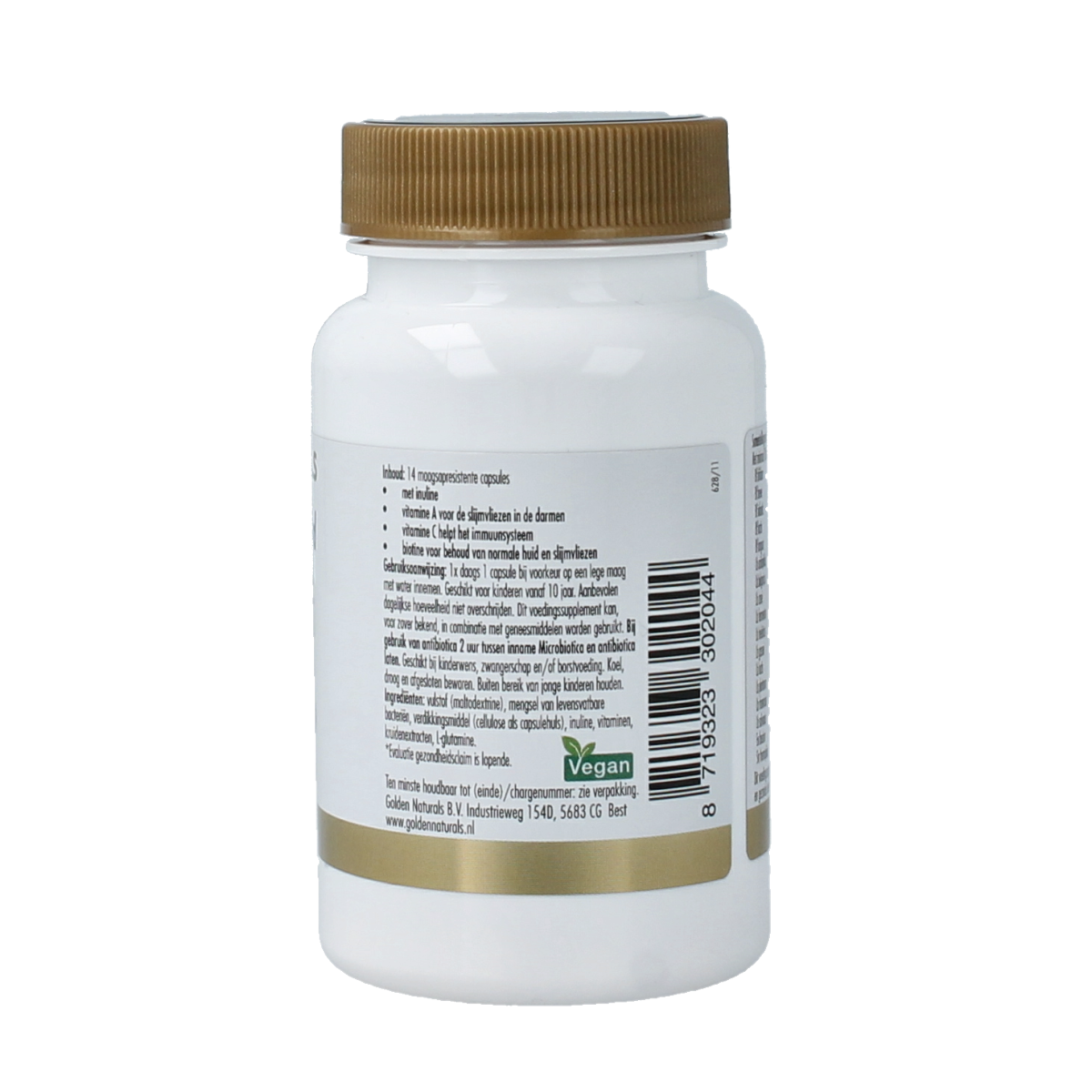 Golden Naturals Probiotica 100 miljard 14.00 Vegetarische capsules